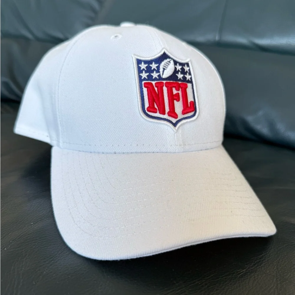 White NFL Shield Logo Hat - Picture 2 of 9